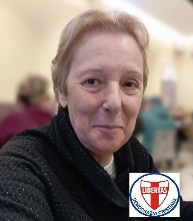 La Sig.ra CARMELA BONFIGLIO (Nichelino/TO) è la nuova Segretaria territoriale del “Movimento Femminile e per le Pari Opportunità” della DEMOCRAZIA CRISTIANA del Comune di NICHELINO (in provincia di Torino).
